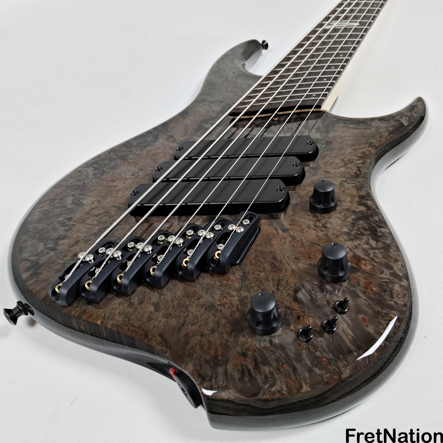 Fret Nation Dingwall Z3 6-String Bass Maple Burl Passive 9.42lbs #6673 Pre-Owned