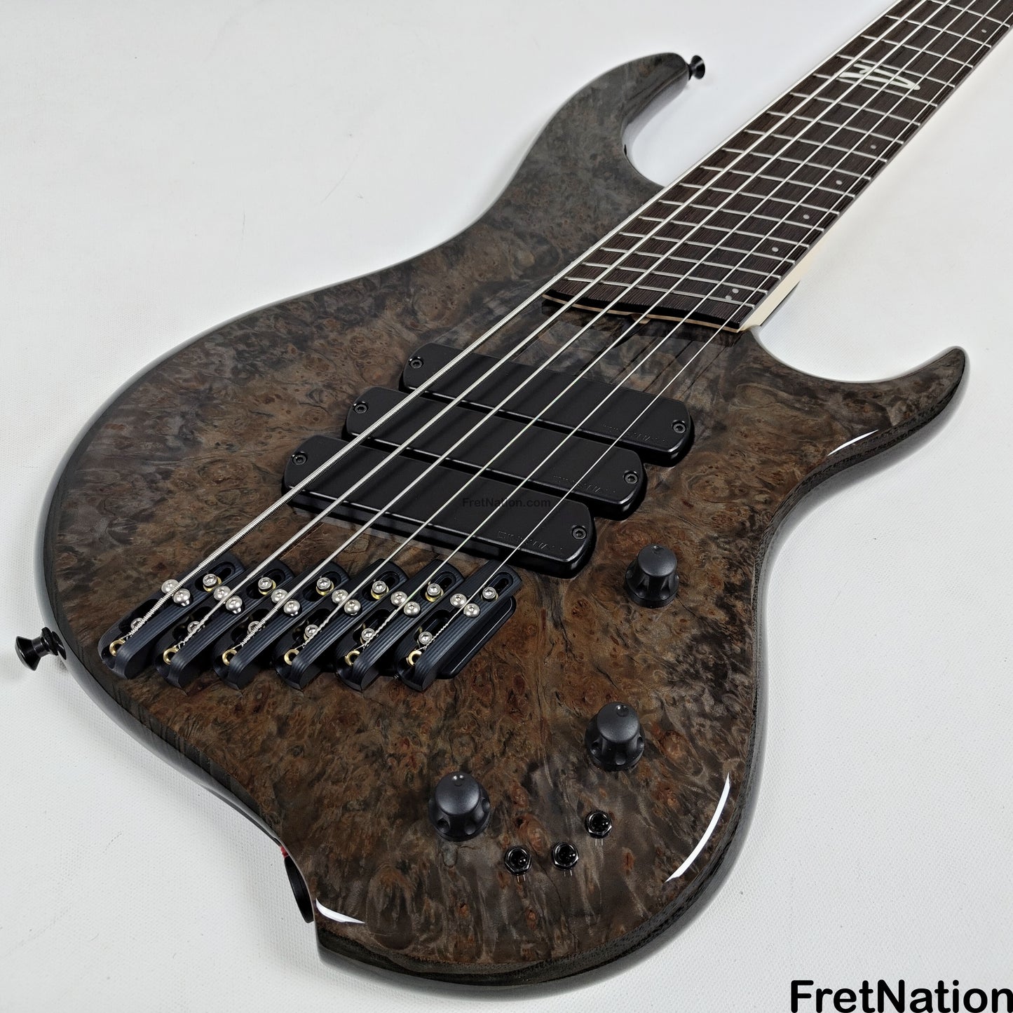 Fret Nation Dingwall Z3 6-String Bass Maple Burl Passive 9.42lbs #6673 Pre-Owned