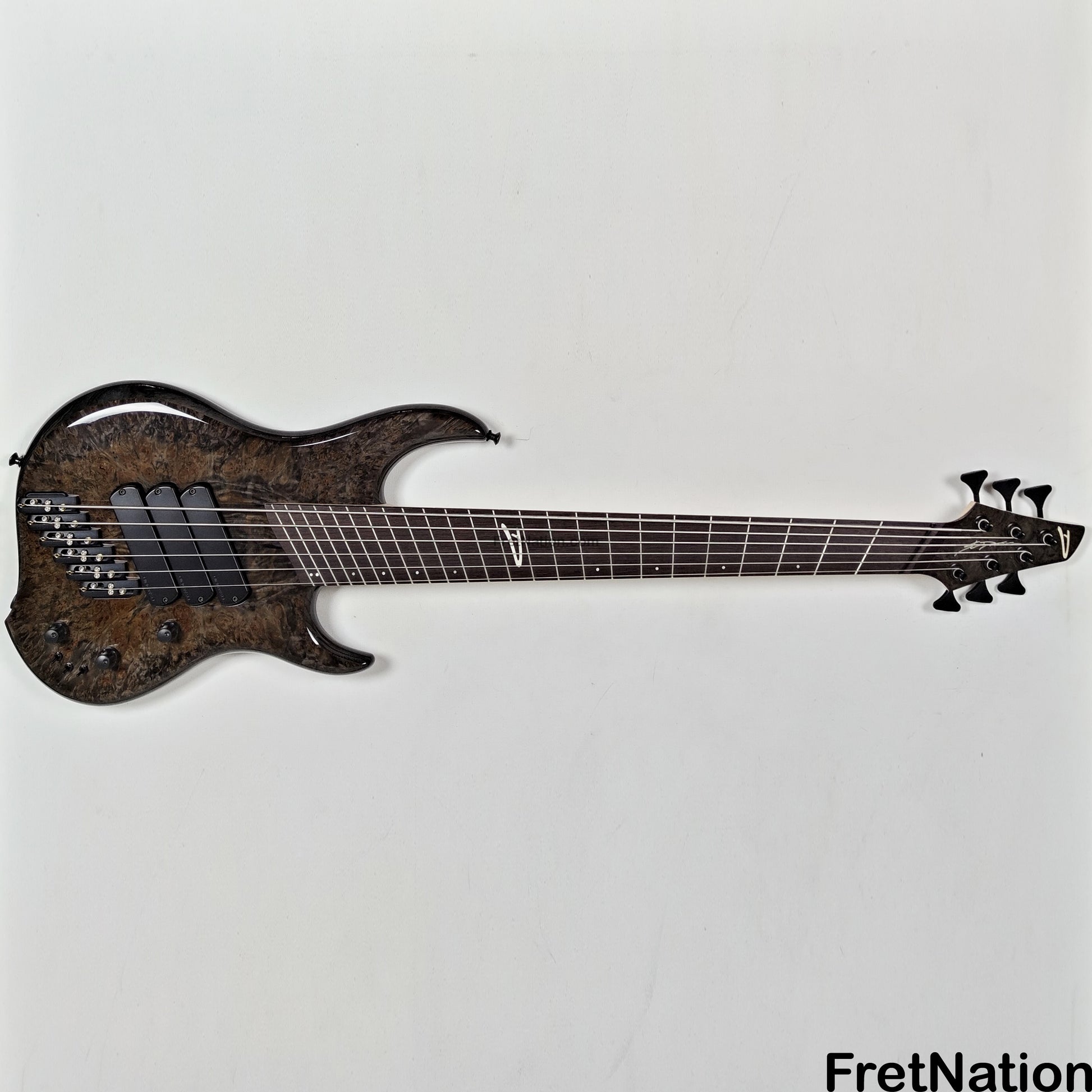 Fret Nation Dingwall Z3 6-String Bass Maple Burl Passive 9.42lbs #6673 Pre-Owned