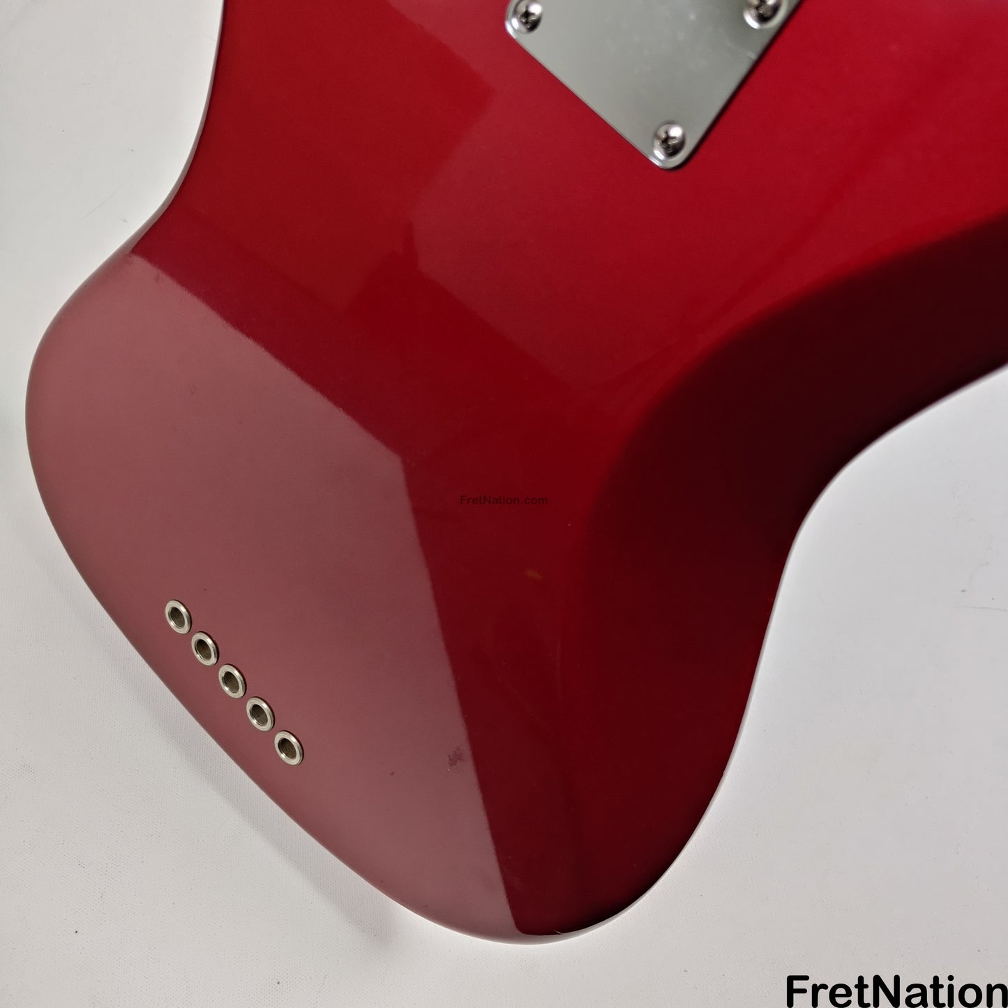 Fret Nation Fender Roscoe Beck Signature 5-String Bass V 1998 Candy Apple Red 9.86lbs SN7949896 - Pre-Owned
