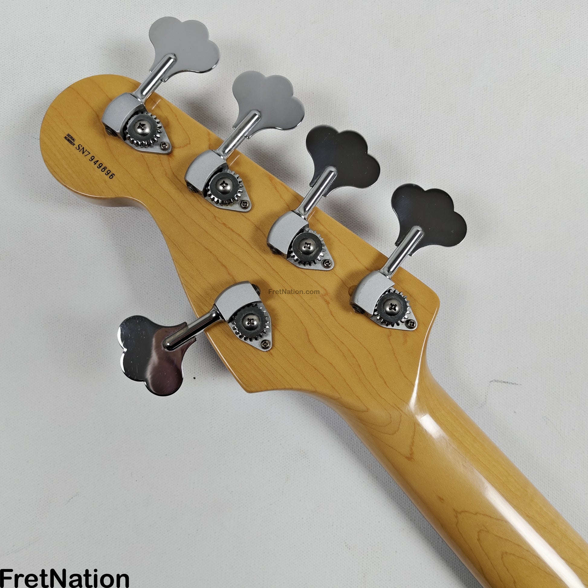 Fret Nation Fender Roscoe Beck Signature 5-String Bass V 1998 Candy Apple Red 9.86lbs SN7949896 - Pre-Owned