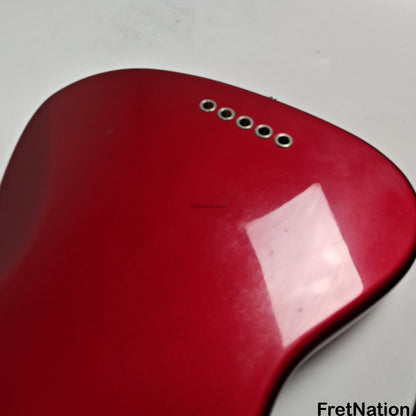 Fret Nation Fender Roscoe Beck Signature 5-String Bass V 1998 Candy Apple Red 9.86lbs SN7949896 - Pre-Owned