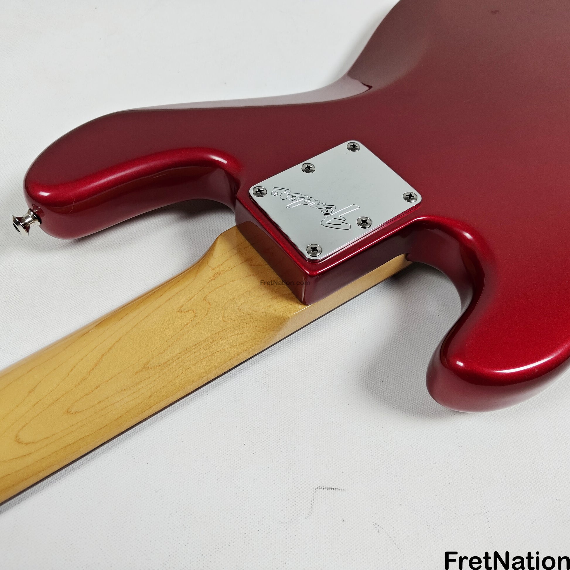 Fret Nation Fender Roscoe Beck Signature 5-String Bass V 1998 Candy Apple Red 9.86lbs SN7949896 - Pre-Owned