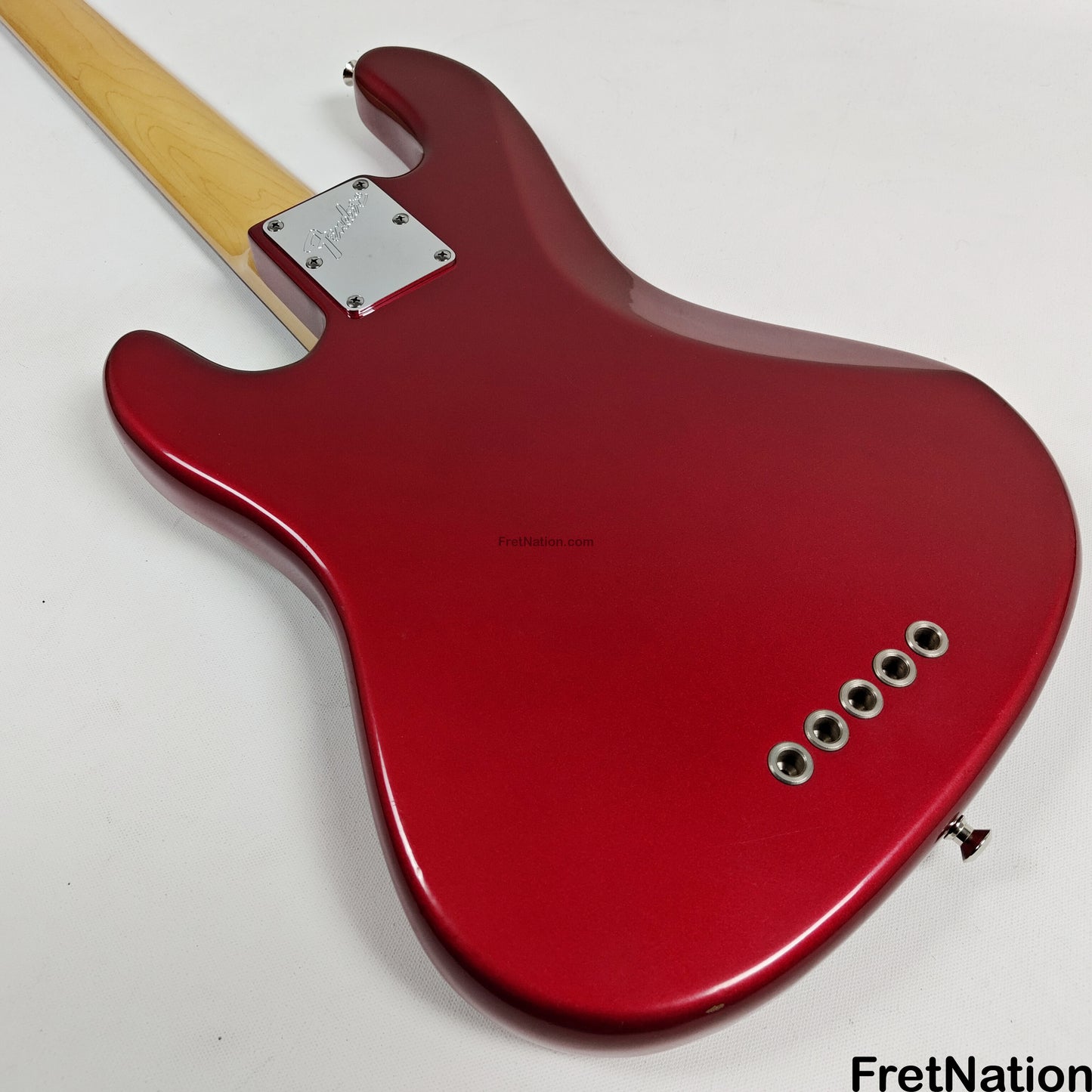 Fret Nation Fender Roscoe Beck Signature 5-String Bass V 1998 Candy Apple Red 9.86lbs SN7949896 - Pre-Owned