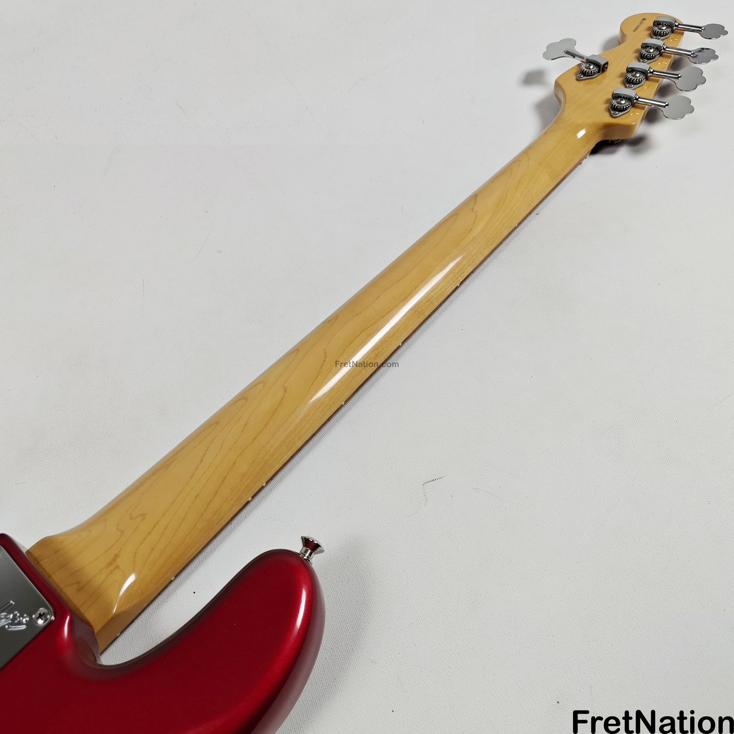 Fret Nation Fender Roscoe Beck Signature 5-String Bass V 1998 Candy Apple Red 9.86lbs SN7949896 - Pre-Owned