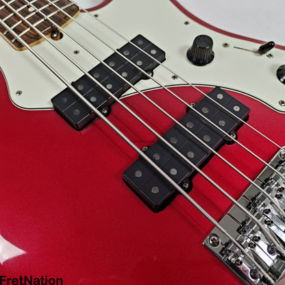 Fret Nation Fender Roscoe Beck Signature 5-String Bass V 1998 Candy Apple Red 9.86lbs SN7949896 - Pre-Owned