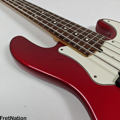Fret Nation Fender Roscoe Beck Signature 5-String Bass V 1998 Candy Apple Red 9.86lbs SN7949896 - Pre-Owned