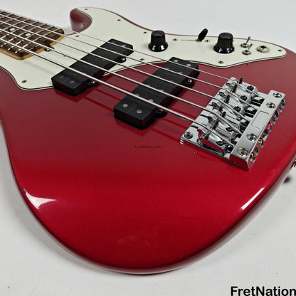 Fret Nation Fender Roscoe Beck Signature 5-String Bass V 1998 Candy Apple Red 9.86lbs SN7949896 - Pre-Owned