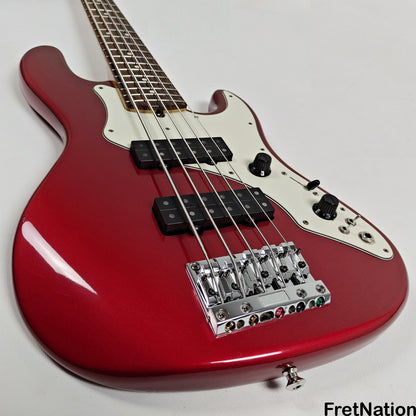 Fret Nation Fender Roscoe Beck Signature 5-String Bass V 1998 Candy Apple Red 9.86lbs SN7949896 - Pre-Owned