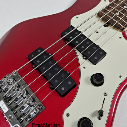 Fret Nation Fender Roscoe Beck Signature 5-String Bass V 1998 Candy Apple Red 9.86lbs SN7949896 - Pre-Owned