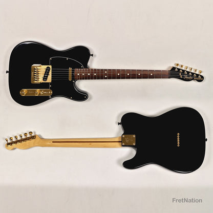 Fender Telecaster Collectors Edition Black & Gold Electric Guitar - 8.96lbs CE 10940 - Pre-Owned