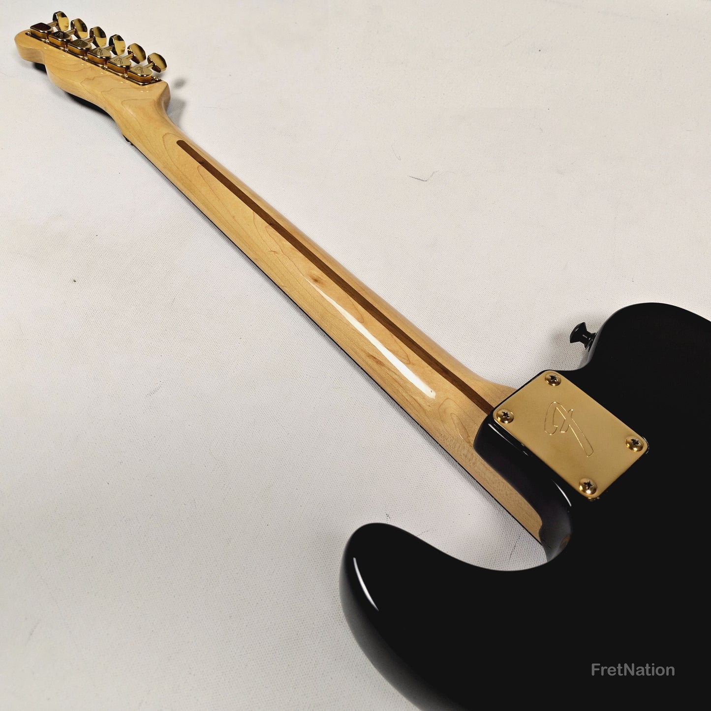 Fender Telecaster Collectors Edition Black & Gold Electric Guitar - 8.96lbs CE 10940 - Pre-Owned