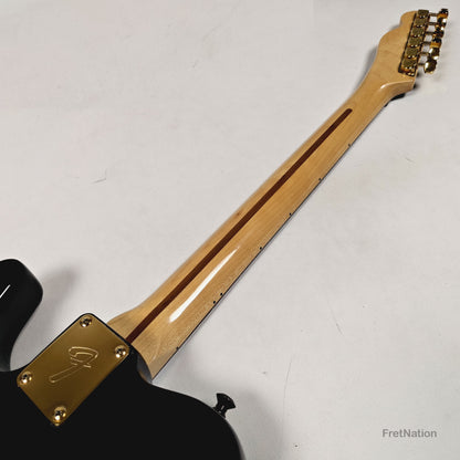 Fender Telecaster Collectors Edition Black & Gold Electric Guitar - 8.96lbs CE 10940 - Pre-Owned