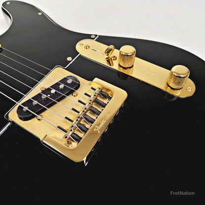 Fender Telecaster Collectors Edition Black & Gold Electric Guitar - 8.96lbs CE 10940 - Pre-Owned
