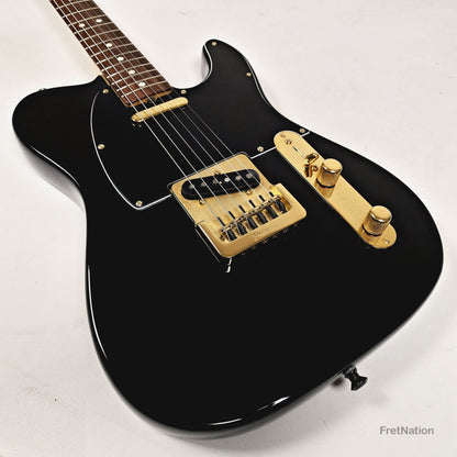 Fender Telecaster Collectors Edition Black & Gold Electric Guitar - 8.96lbs CE 10940 - Pre-Owned