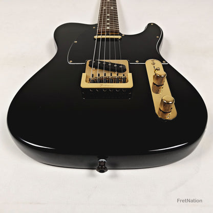 Fender Telecaster Collectors Edition Black & Gold Electric Guitar - 8.96lbs CE 10940 - Pre-Owned