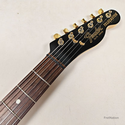 Fender Telecaster Collectors Edition Black & Gold Electric Guitar - 8.96lbs CE 10940 - Pre-Owned