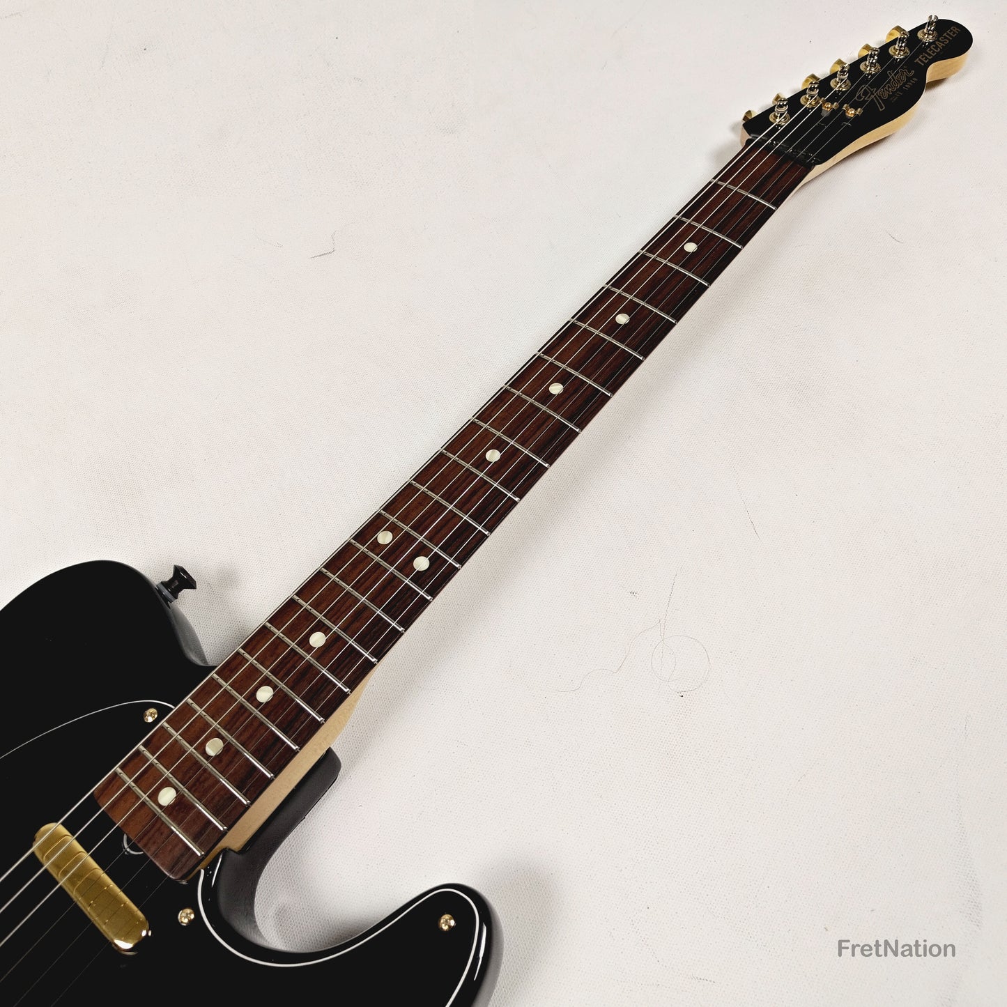 Fender Telecaster Collectors Edition Black & Gold Electric Guitar - 8.96lbs CE 10940 - Pre-Owned