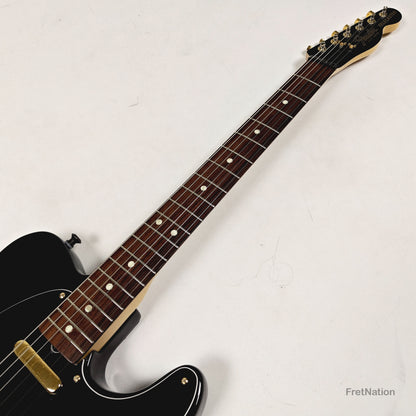 Fender Telecaster Collectors Edition Black & Gold Electric Guitar - 8.96lbs CE 10940 - Pre-Owned