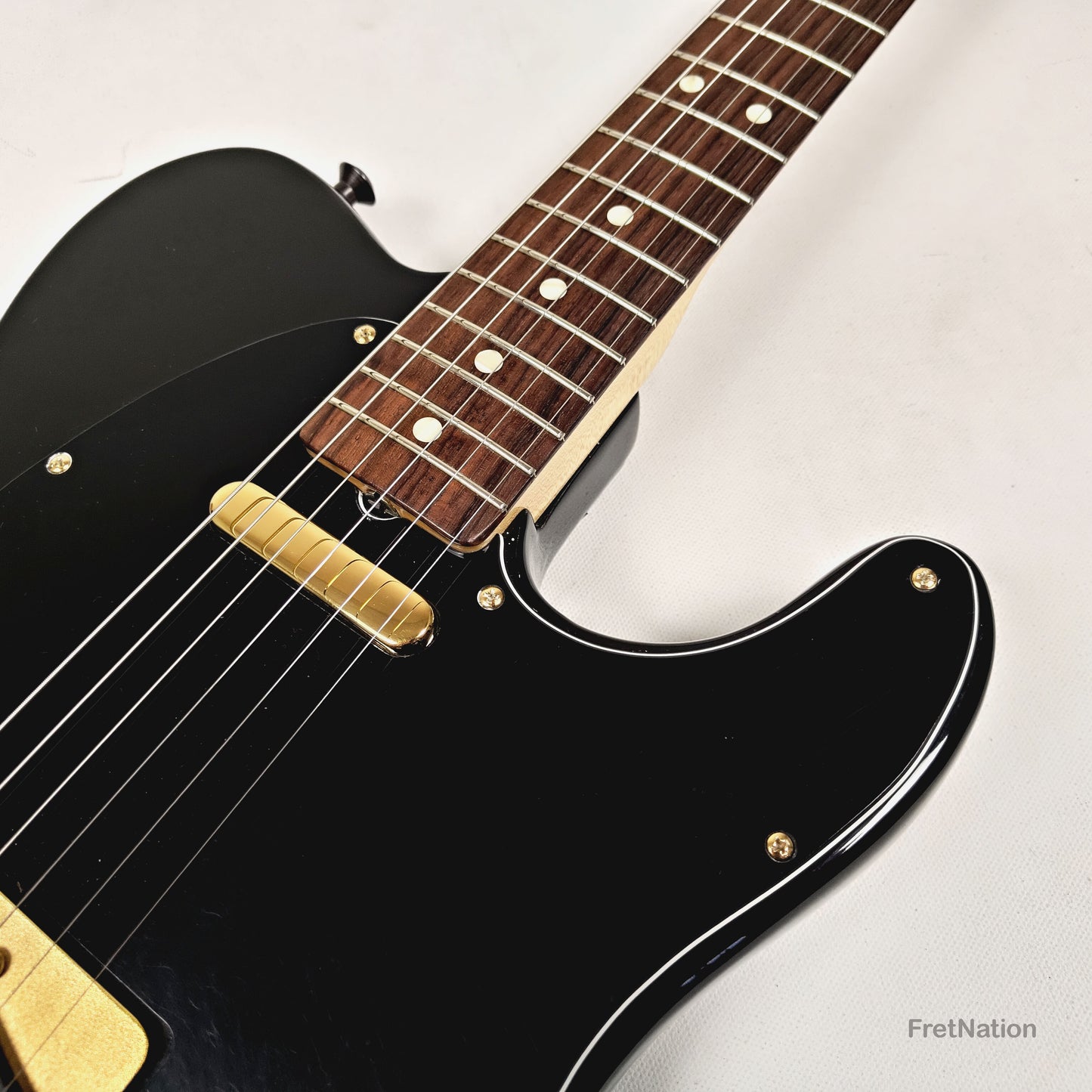 Fender Telecaster Collectors Edition Black & Gold Electric Guitar - 8.96lbs CE 10940 - Pre-Owned