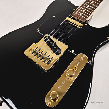 Fender Telecaster Collectors Edition Black & Gold Electric Guitar - 8.96lbs CE 10940 - Pre-Owned