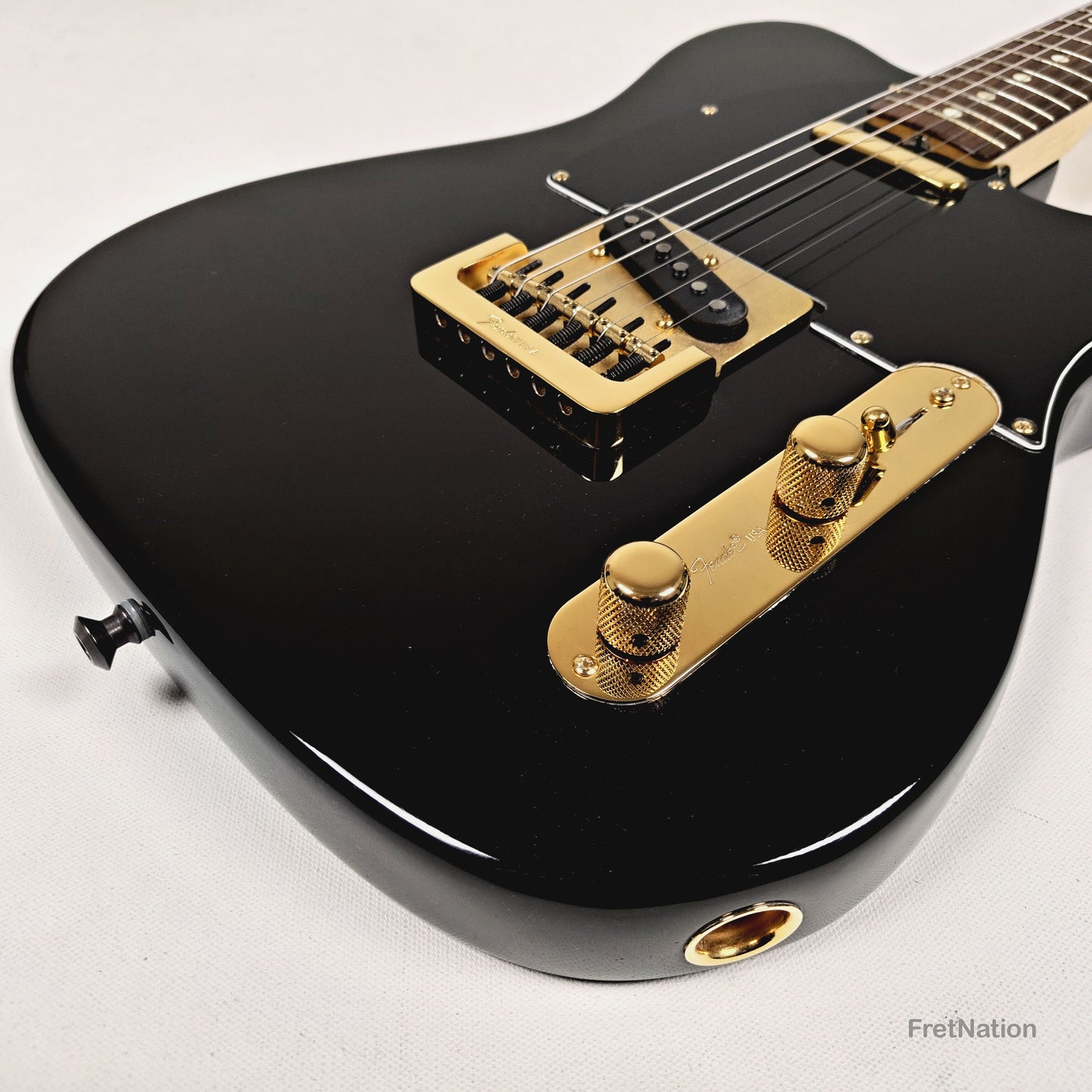 Fender Telecaster Collectors Edition Black & Gold Electric Guitar - 8.96lbs CE 10940 - Pre-Owned
