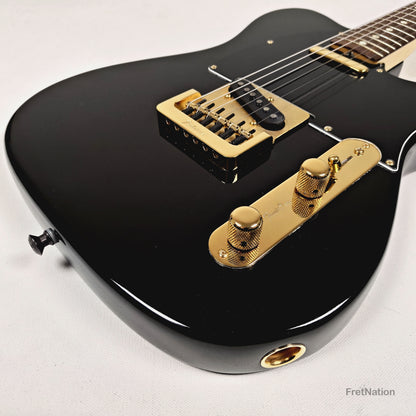 Fender Telecaster Collectors Edition Black & Gold Electric Guitar - 8.96lbs CE 10940 - Pre-Owned