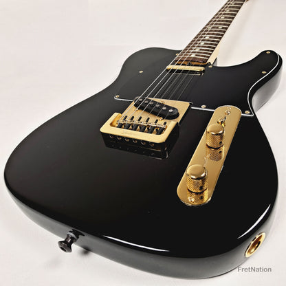 Fender Telecaster Collectors Edition Black & Gold Electric Guitar - 8.96lbs CE 10940 - Pre-Owned