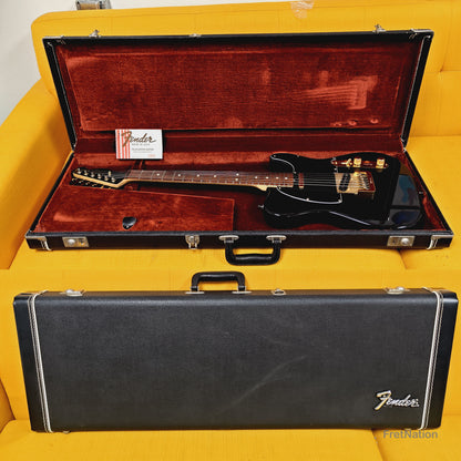 Fender Telecaster Collectors Edition Black & Gold Electric Guitar - 8.96lbs CE 10940 - Pre-Owned