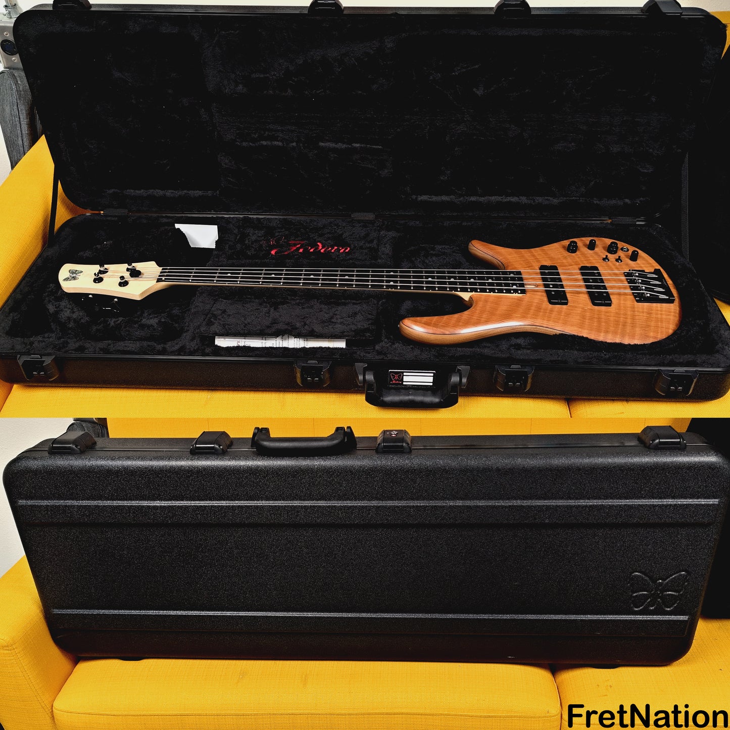 Fret Nation Fodera Monarch 4 Standard Special 4-String Bass - M4SS110 8.92lbs Pre-Owned