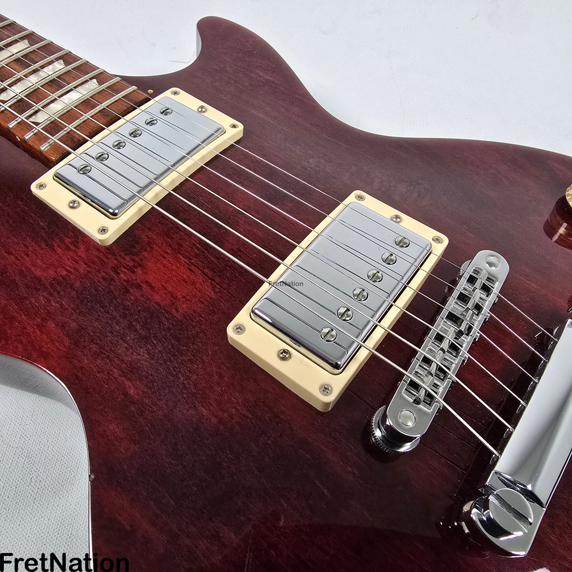 Fret Nation Gibson Les Paul Studio Wine Red Guitar 2013 SN:0491 8lbs Pre-Owned