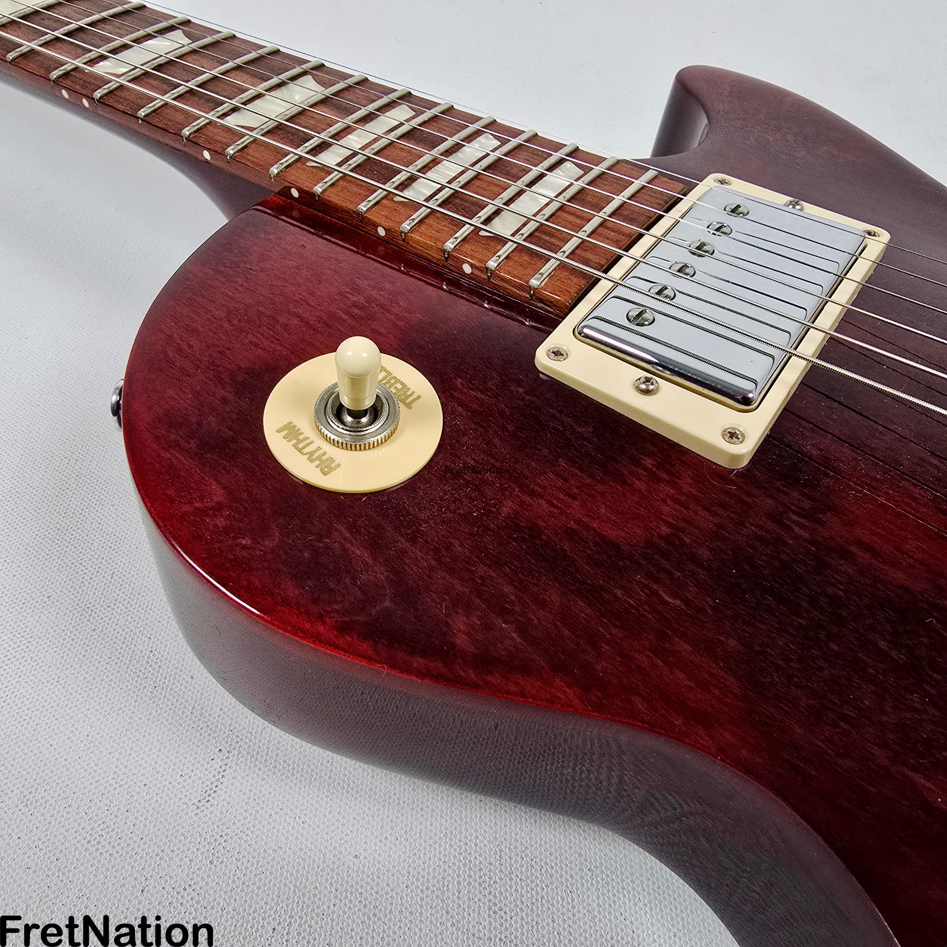 Fret Nation Gibson Les Paul Studio Wine Red Guitar 2013 SN:0491 8lbs Pre-Owned