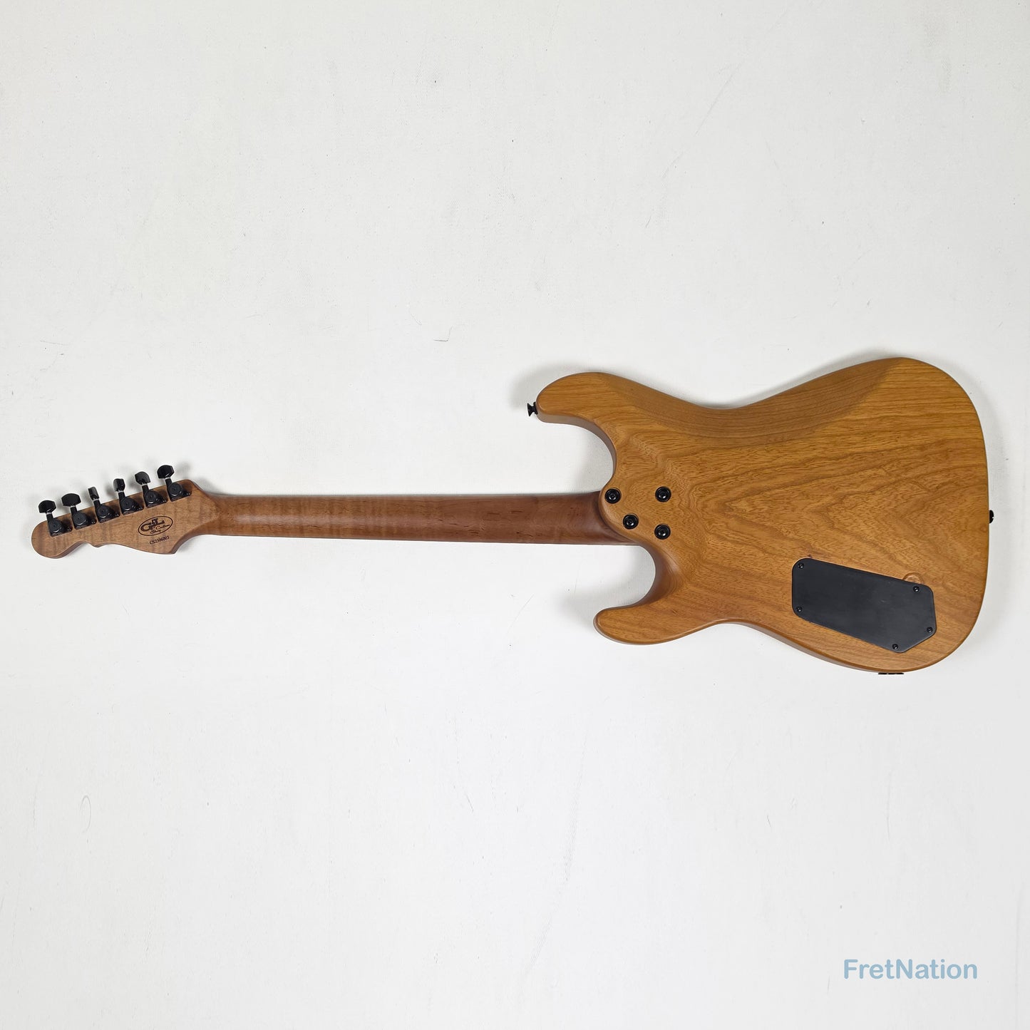 Fret Nation G&L Custom Shop Comanche Electric Guitar Blue Resin Buckeye Burl - 7.34lbs CS2506003 - Pre-Owned