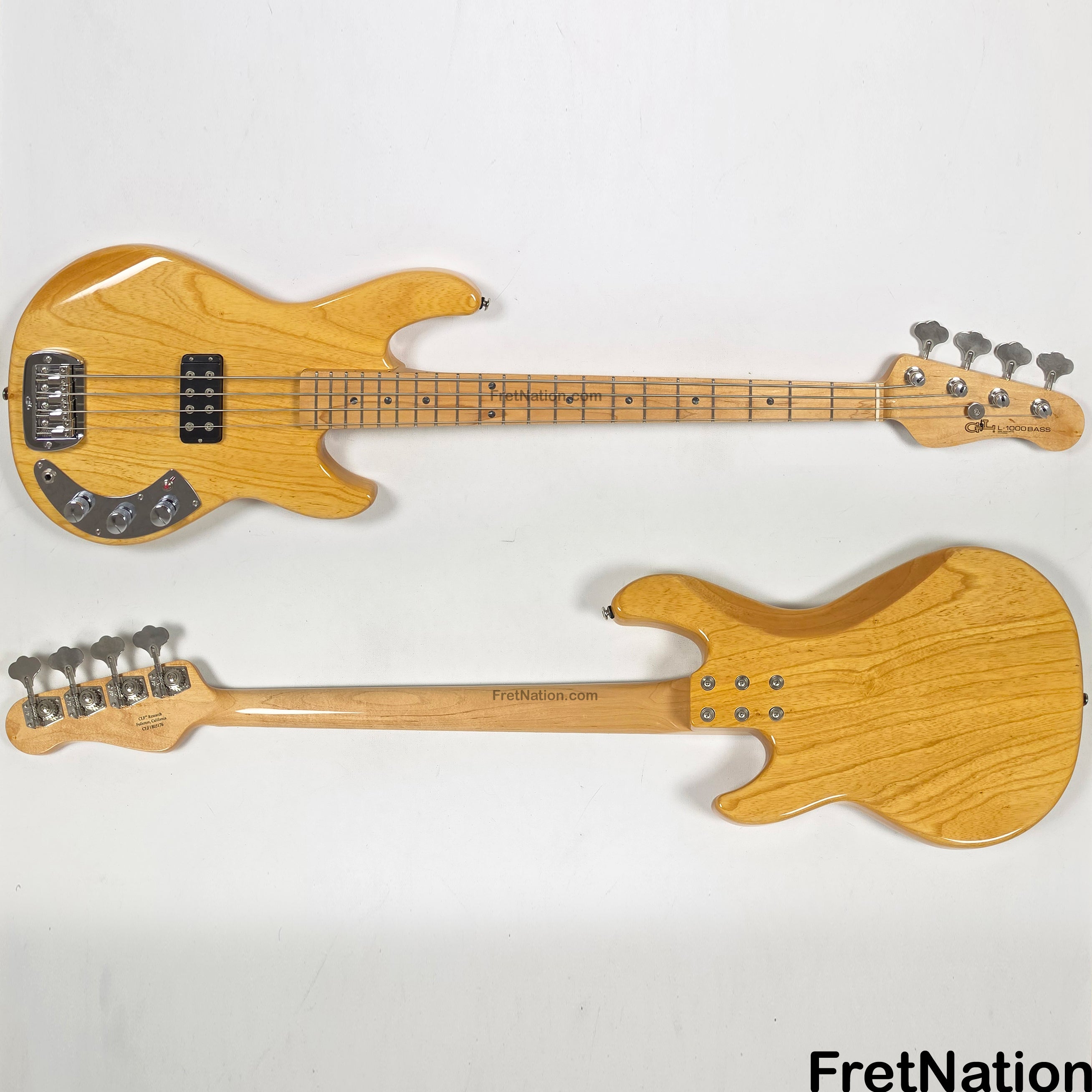 G&L L-1000 USA製 G&L CLF L-1000 4-String Bass Natural 8.54lbs CLF1805176 - Pre