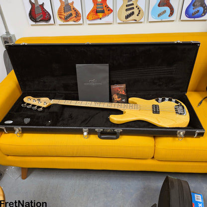 Fret Nation G&L CLF L-1000 4-String Bass Natural 8.54lbs CLF1805176 - Pre-Owned