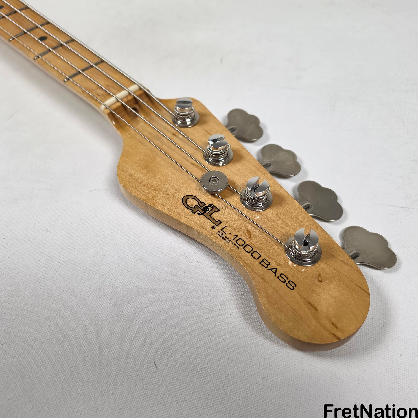 Fret Nation G&L CLF L-1000 4-String Bass Natural 8.54lbs CLF1805176 - Pre-Owned