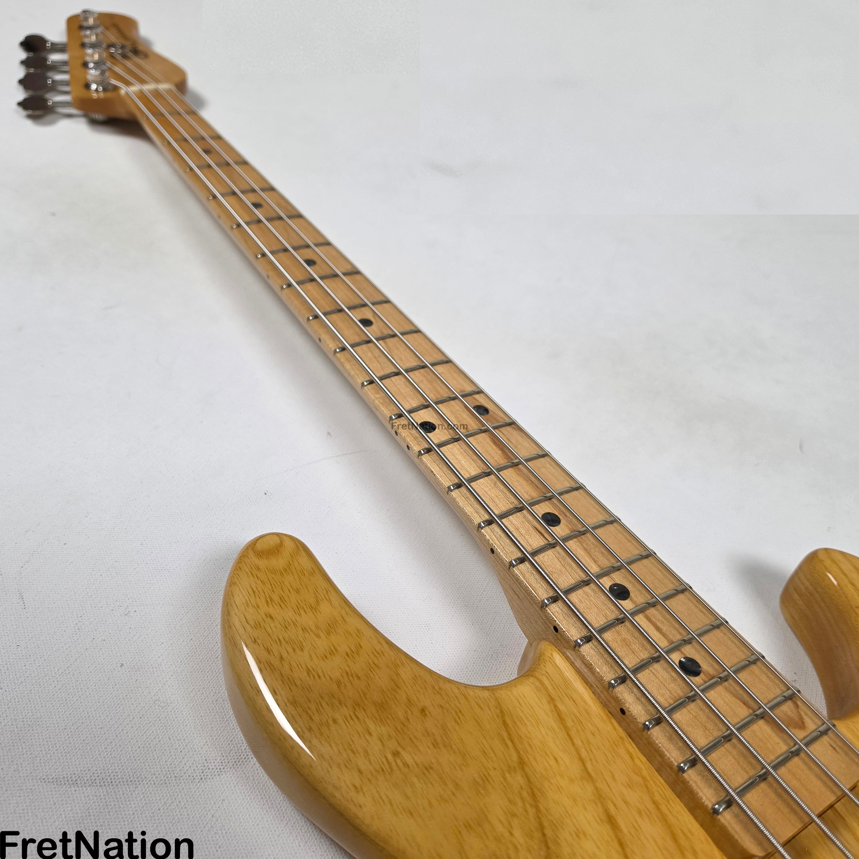 G&L CLF L-1000 4-String Bass Natural 8.54lbs CLF1805176 - Pre