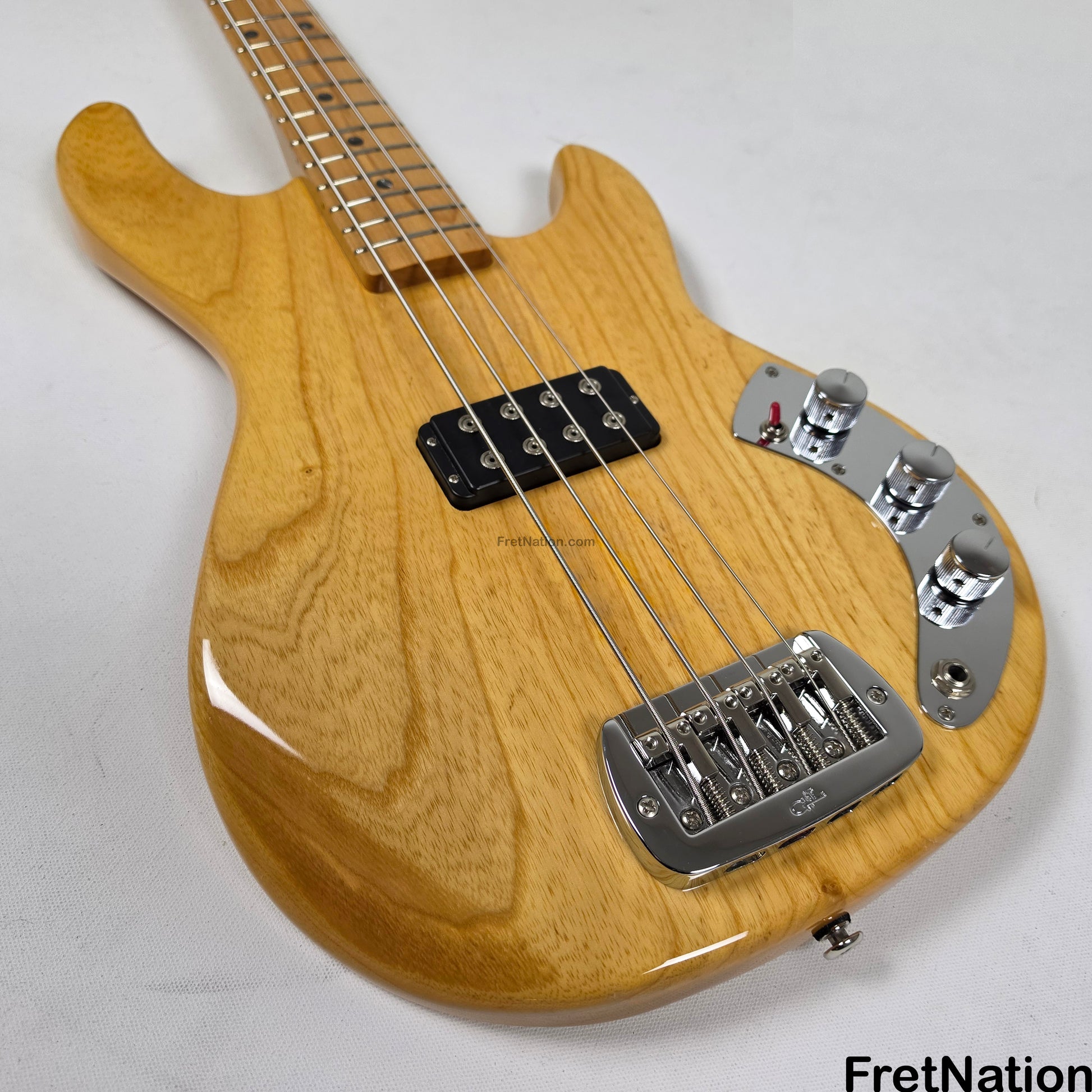 Fret Nation G&L CLF L-1000 4-String Bass Natural 8.54lbs CLF1805176 - Pre-Owned