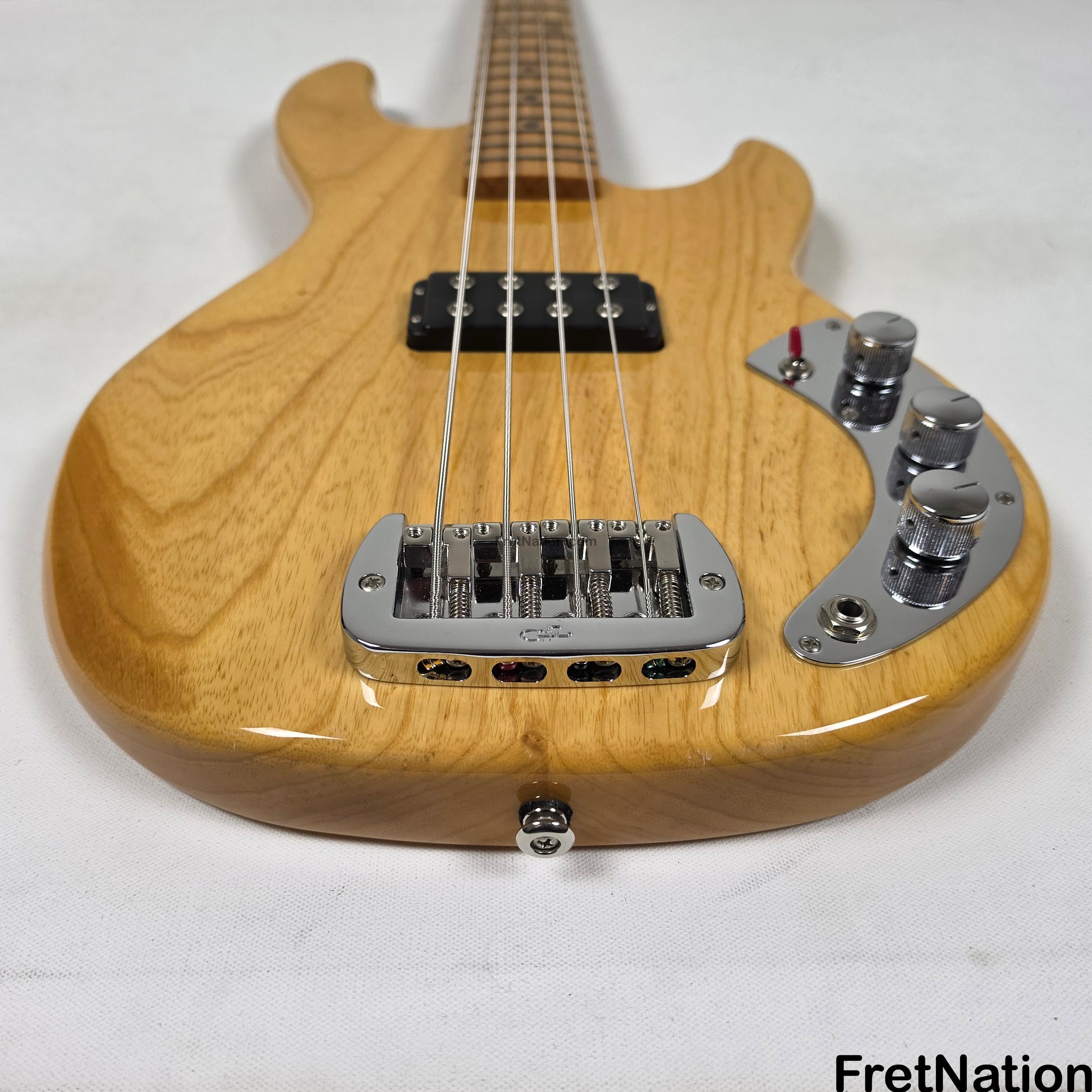 Fret Nation G&L CLF L-1000 4-String Bass Natural 8.54lbs CLF1805176 - Pre-Owned