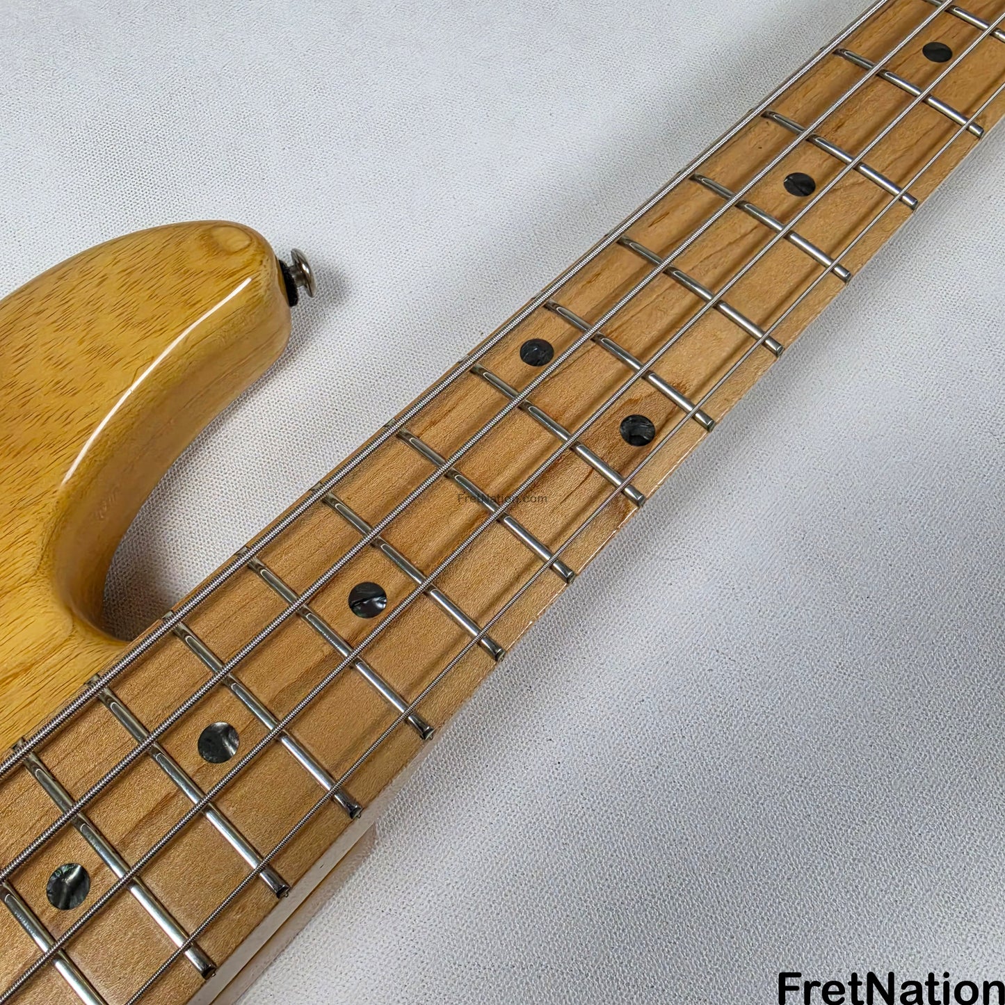 Fret Nation G&L CLF L-1000 4-String Bass Natural 8.54lbs CLF1805176 - Pre-Owned