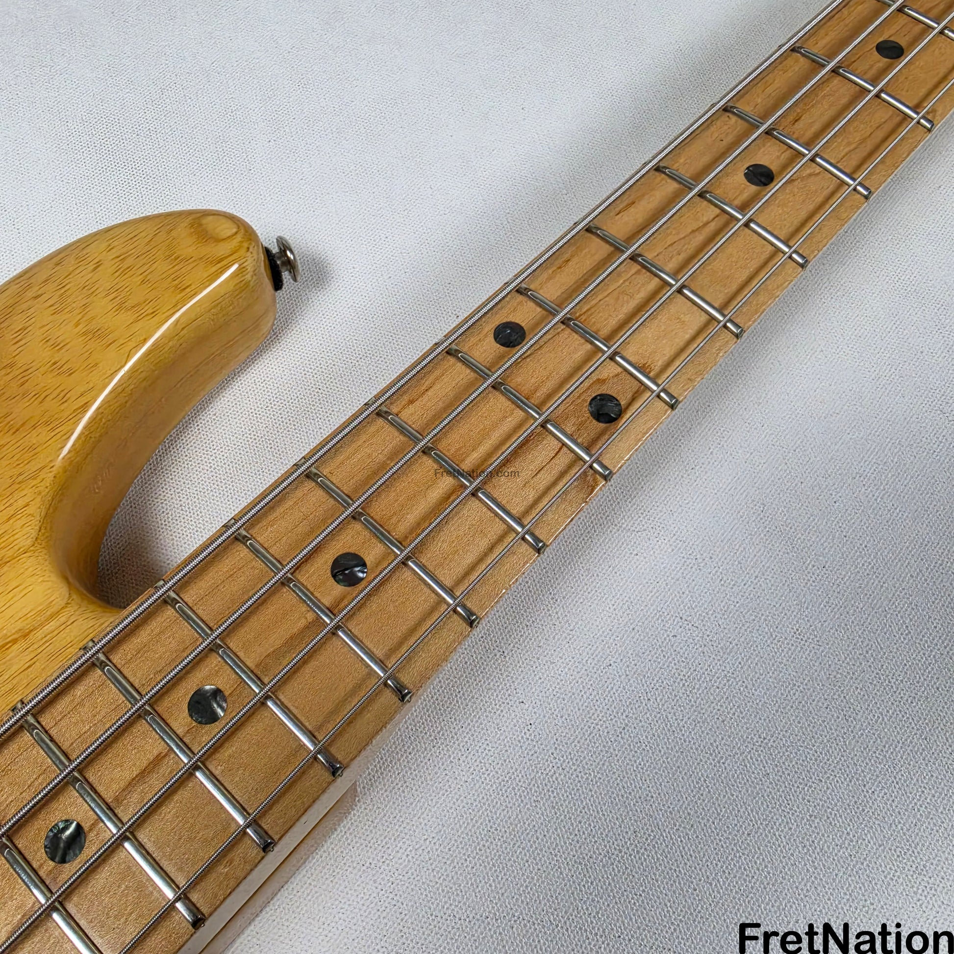 Fret Nation G&L CLF L-1000 4-String Bass Natural 8.54lbs CLF1805176 - Pre-Owned
