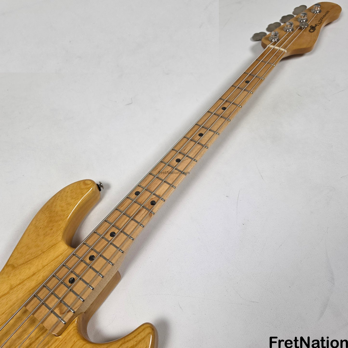Fret Nation G&L CLF L-1000 4-String Bass Natural 8.54lbs CLF1805176 - Pre-Owned