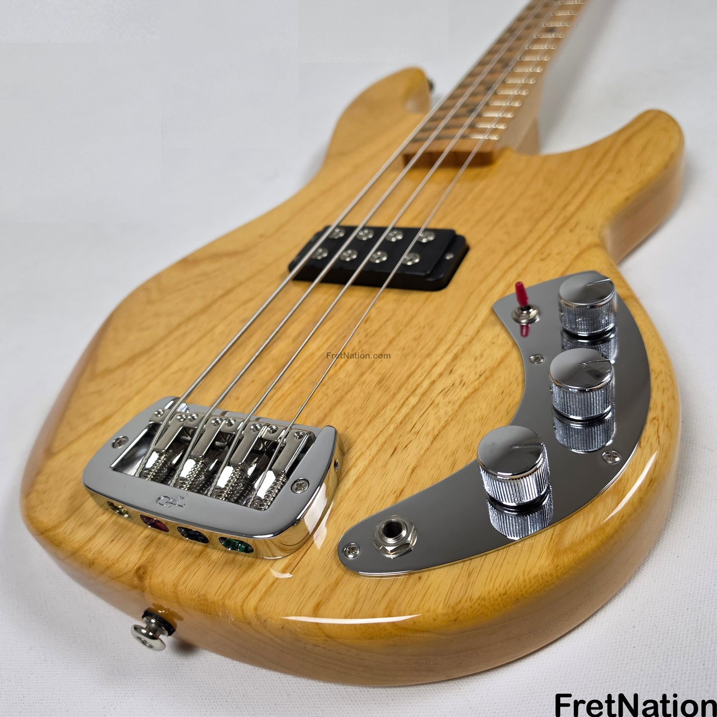 Fret Nation G&L CLF L-1000 4-String Bass Natural 8.54lbs CLF1805176 - Pre-Owned