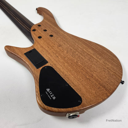 Music Man Ibanez Bass Workshop EHB1505MS Multi-Scale Headless 5-String Bass Ocean Inlet 7.40lbs S08050 - Pre-Owned