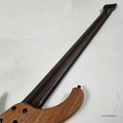 Music Man Ibanez Bass Workshop EHB1505MS Multi-Scale Headless 5-String Bass Ocean Inlet 7.40lbs S08050 - Pre-Owned