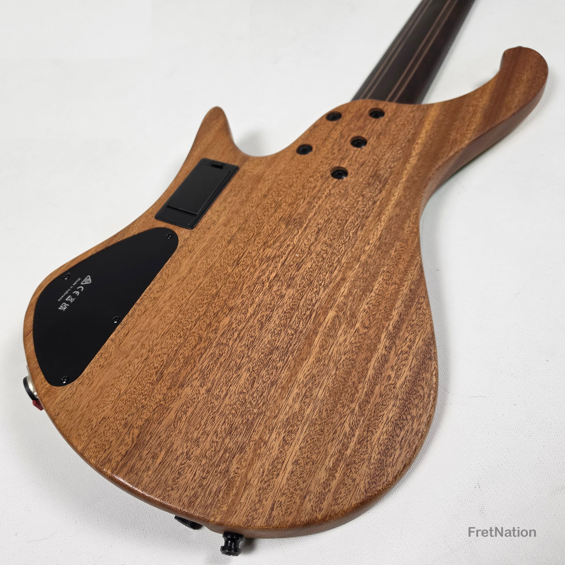 Music Man Ibanez Bass Workshop EHB1505MS Multi-Scale Headless 5-String Bass Ocean Inlet 7.40lbs S08050 - Pre-Owned