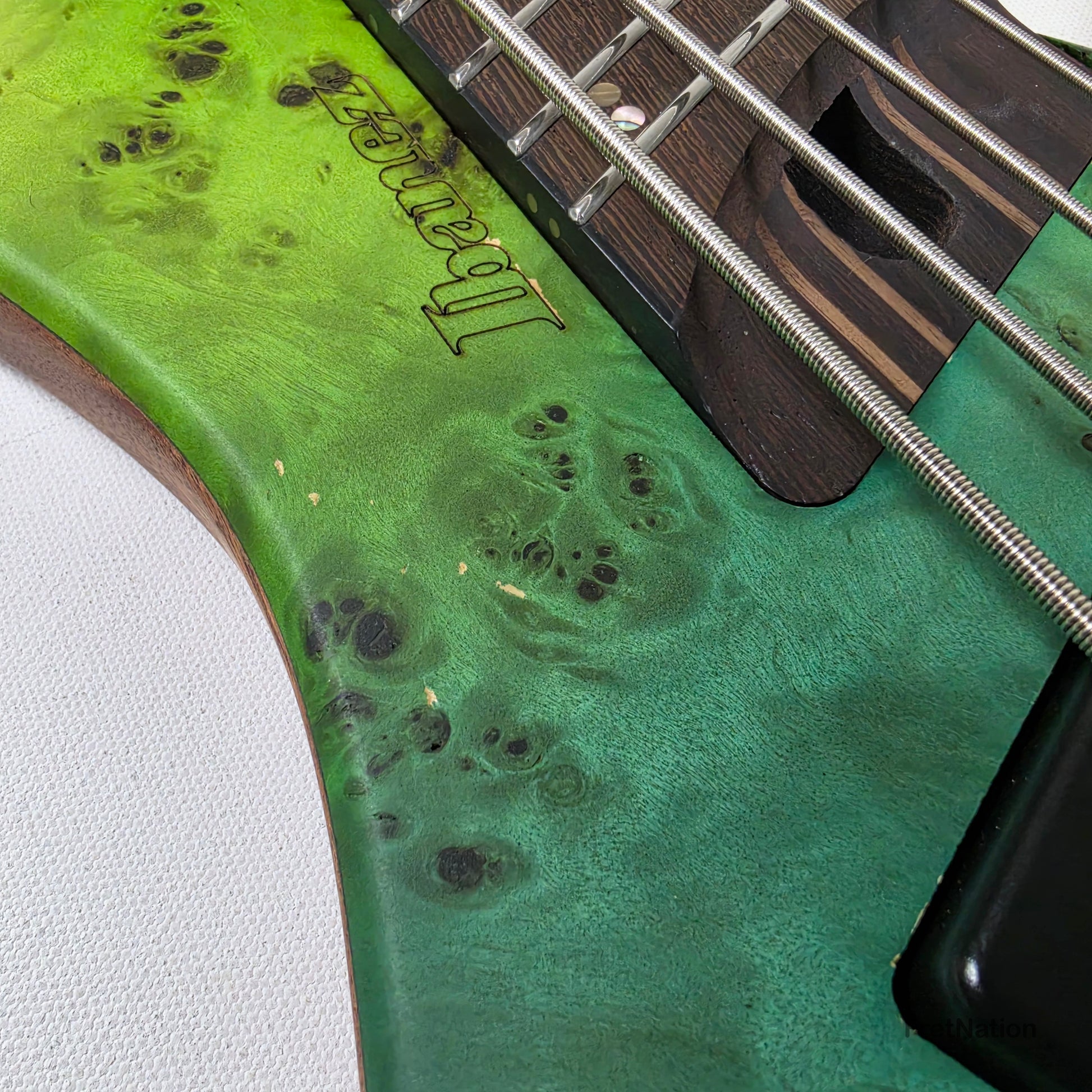 Music Man Ibanez Bass Workshop EHB1505MS Multi-Scale Headless 5-String Bass Ocean Inlet 7.40lbs S08050 - Pre-Owned