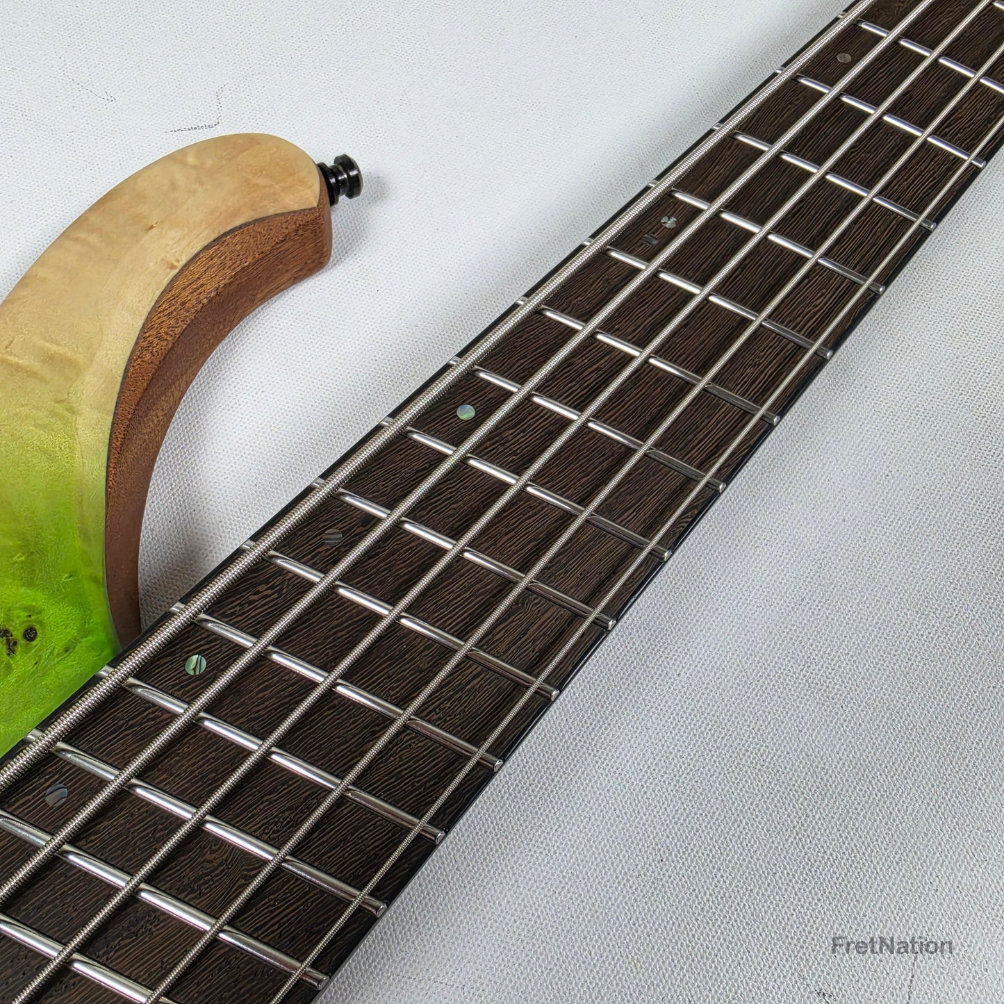 Music Man Ibanez Bass Workshop EHB1505MS Multi-Scale Headless 5-String Bass Ocean Inlet 7.40lbs S08050 - Pre-Owned