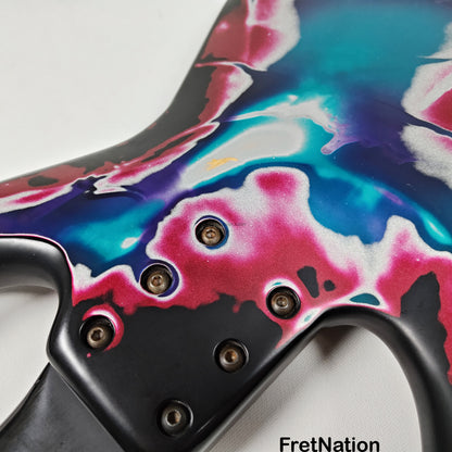Fret Nation James Tyler 5-String Bass Psychedelic Vomit 8.60lbs - Pre-Owned