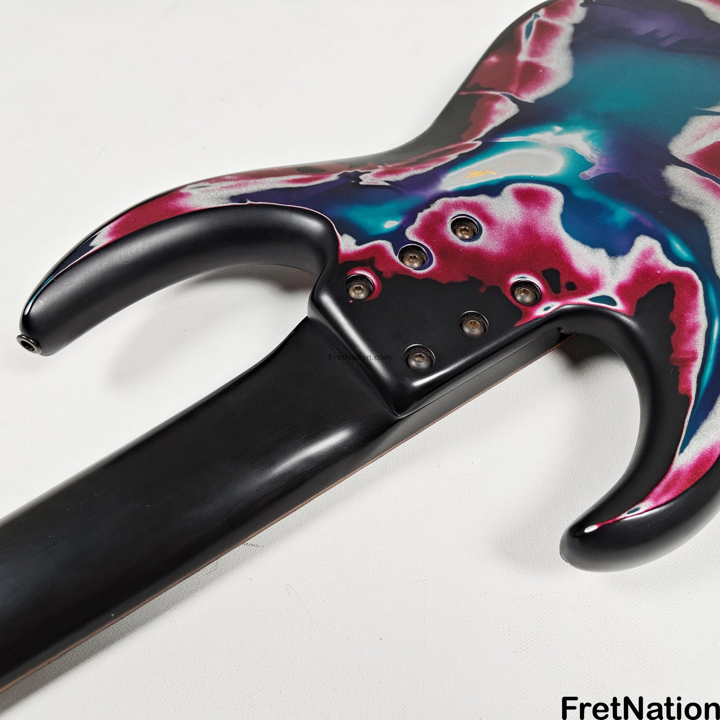 Fret Nation James Tyler 5-String Bass Psychedelic Vomit 8.60lbs - Pre-Owned